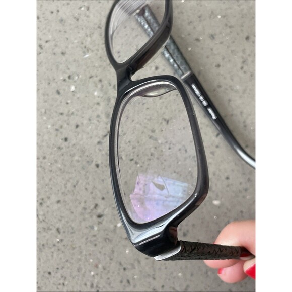 NICOLE MILLER Collection Eyeglasses FRAMES ONLY 53-16-135 Pewter Under Wraps - Picture 11 of 12